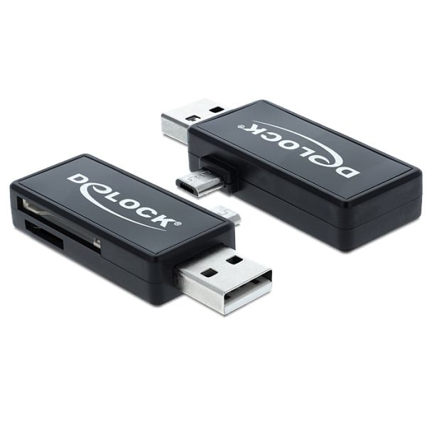 DeLOCK 91731 lettore di schede USB 2.0 Nero