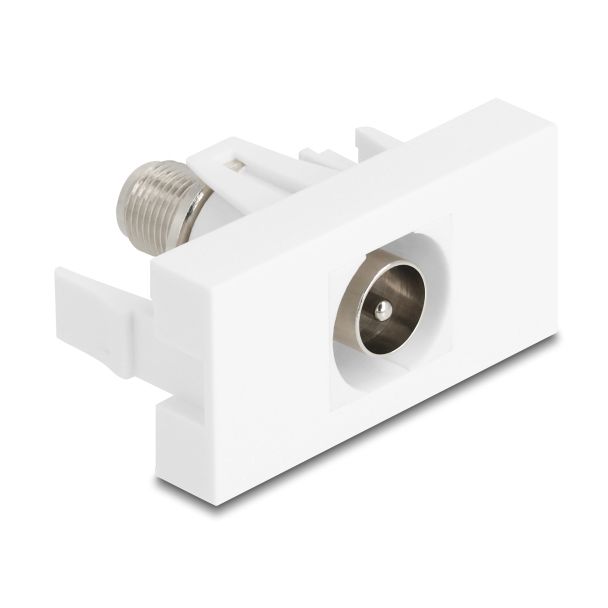 DeLOCK 90828 presa energia IEC / F Bianco