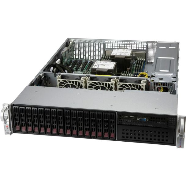 Supermicro SYS-220P-C9RT server barebone Intel C621A LGA 4189 Rack (2U) Black