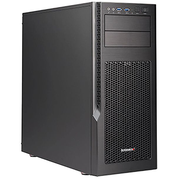 Supermicro SYS-530AD-I barebone per PC/stazione di lavoro Midi-Tower Nero, Grigio Intel Z590 LGA 1200 (Socket H5)