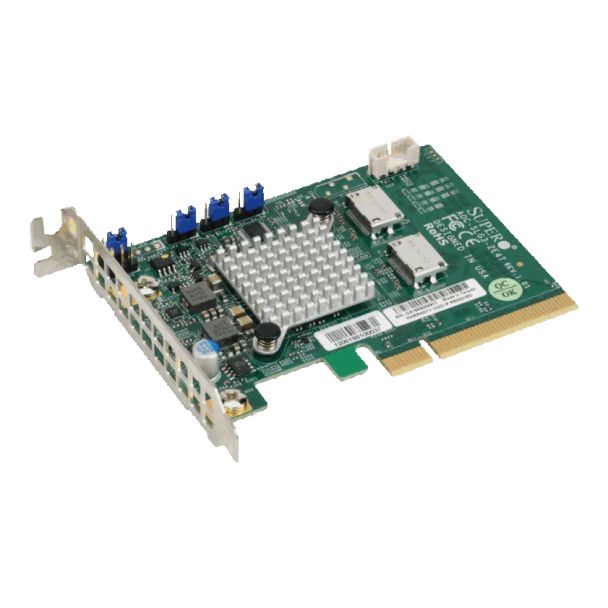 Supermicro AOC-SLG3-2E4T-O scheda di interfaccia e adattatore Interno PCIe