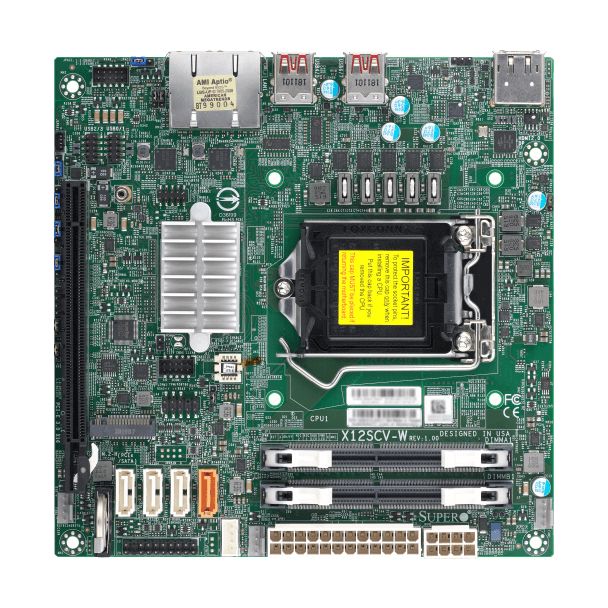 Supermicro MBD-X12SCV-W-O motherboard Intel W480 Express LGA 1200 (Socket H5) mini ITX