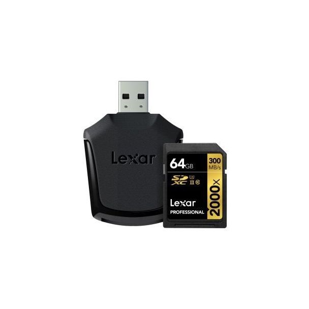 Lexar 64GB SDXC UHS-2(U3) SDHC UHS-II Classe 10