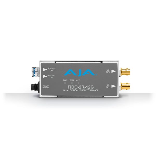 2-Channel Single Mode LC Fiber to 12G-SDI Receiver