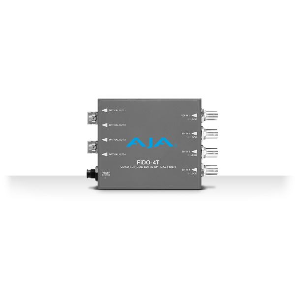 4-Channel 3G-SDI to Multi-Mode LC Fiber Transmitter