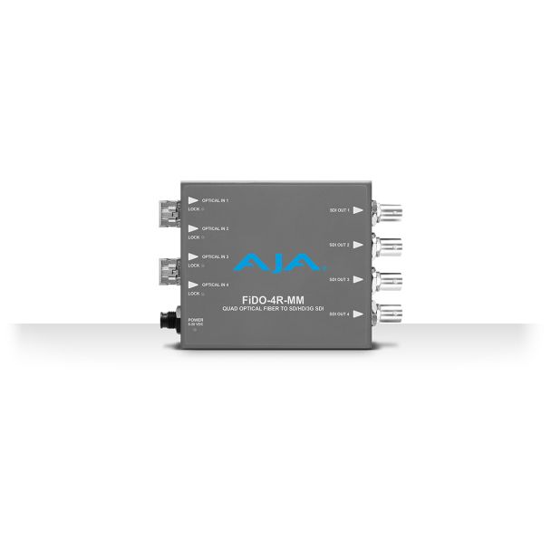 4-Channel Multi-Mode LC Fiber to 3G-SDI Receiver