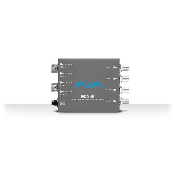 4-Channel Single Mode LC Fiber to 3G-SDI Receiver