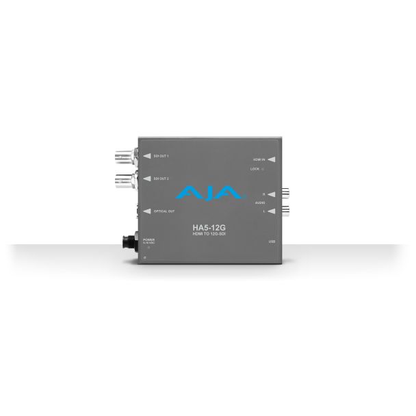 AJA HA5-12G video signal converter Active video converter 4096 x 2160, -