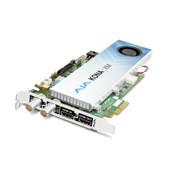 Aja Video Systems KONA-XM-F-R0 For medical: 12G-SDI and HDMI 2.0 Ultra Low Latency PCIe card, with Fan, Active Cooling