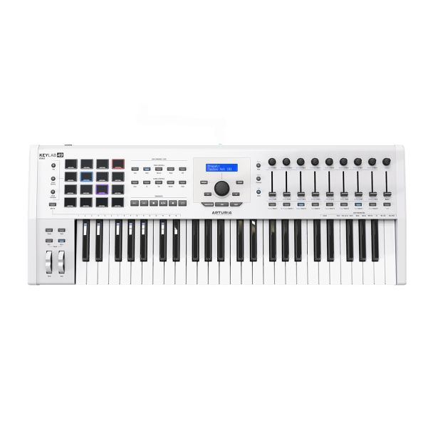 Arturia Keylab 49 MkII tastiera MIDI 49 chiavi USB Nero, Bianco