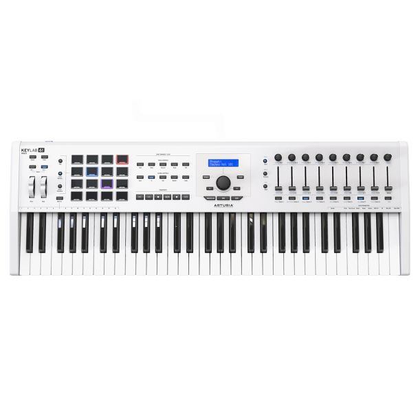 Arturia Keylab 61 MkII tastiera MIDI 61 chiavi USB Nero, Bianco