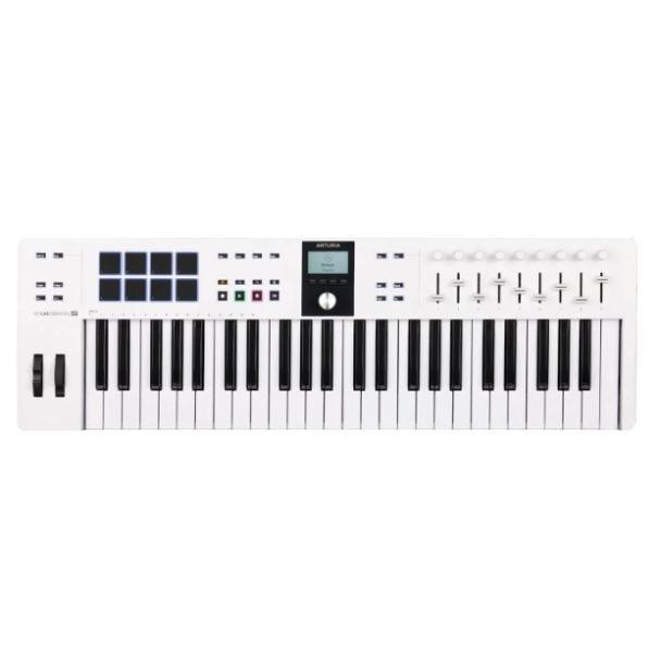 Arturia Keylab Essential 49 MK3 tastiera MIDI 49 chiavi USB Nero, Bianco