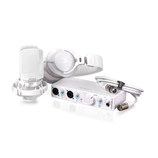 Arturia MiniFuse Recording Pack White