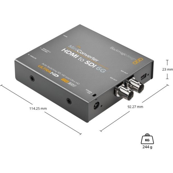 Blackmagic Design CONVMBHS24K6G video signal converter 4096 x 2160 pixels