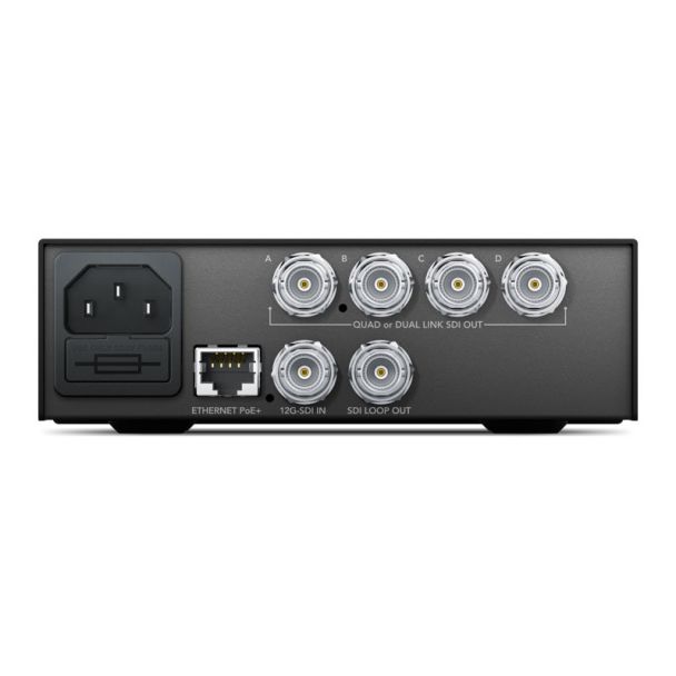 Blackmagic Design Teranex Mini 12G-SDI to Quad SDI Active video converter 3840 x 2160, -