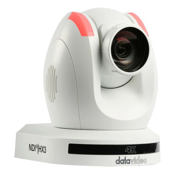 DataVideo 4K Tracking NDI PTZ Camera webcam 8,51 MP 2160 x 3840 Pixel HDMI Bianco