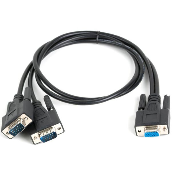 DataVideo CB-59 cavo VGA VGA (D-Sub) 2 x VGA (D-Sub) Nero