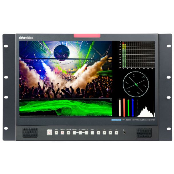 DataVideo TLM-170FR computer monitor 43.2 cm (17") 1920 x 1080 pixels LCD Black