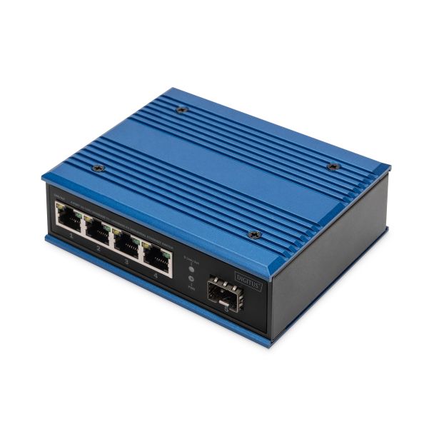 Digitus 4-port 10/100/1000BASE-TX+1000Base-FX Industrial Ethernet Switch