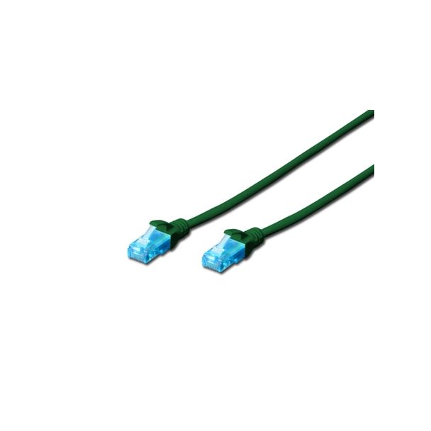 Digitus 7m Cat5e U/UTP networking cable Green U/UTP (UTP)