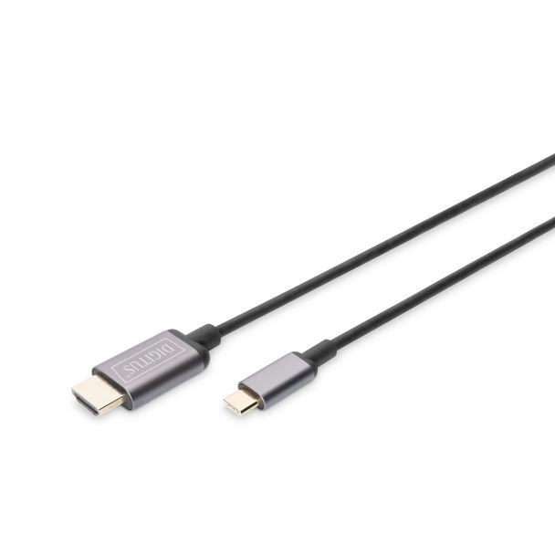 Digitus Cavo adattatore video USB-C - HDMI, UHD 4K / 30 Hz