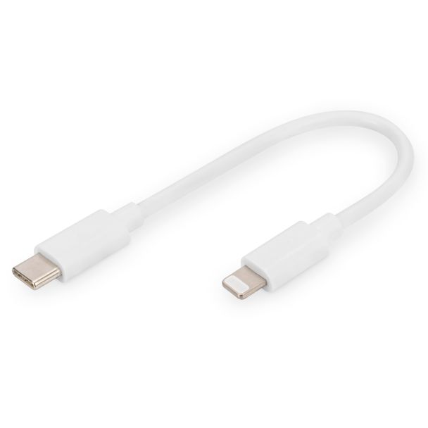 Digitus Cavo da Lightning a cavo dati/di ricarica USB - C, certificato MFI