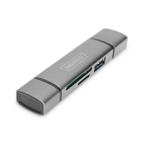 Digitus Dual Card Reader Hub USB-C™ / USB 3.0, OTG