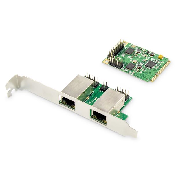 Digitus Dual Gigabit Ethernet Mini PCI Express Network Card