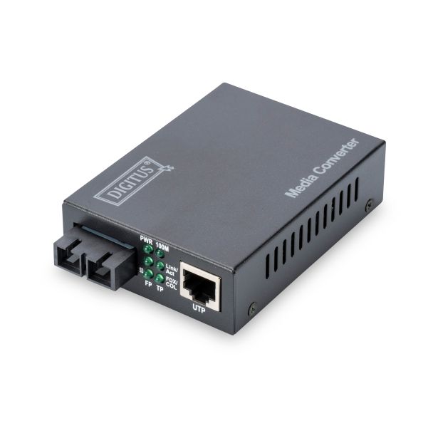 Digitus Fast Ethernet Media Converter, RJ45 / SC