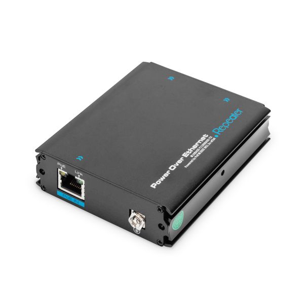 Digitus Fast Ethernet PoE + prolunga con 1 porta di ingresso 10/100Mbps e 2 porte 10/100Mbps di uscita