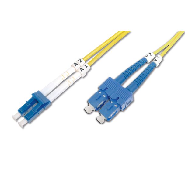 Digitus Fiber Optic Singlemode Patch Cord, LC / SC