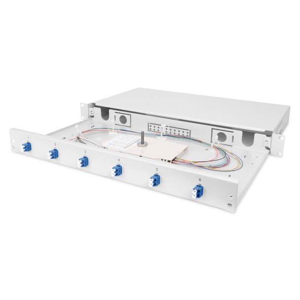 Digitus Fiber Optic Splice Box, Equipped, LC, OS2