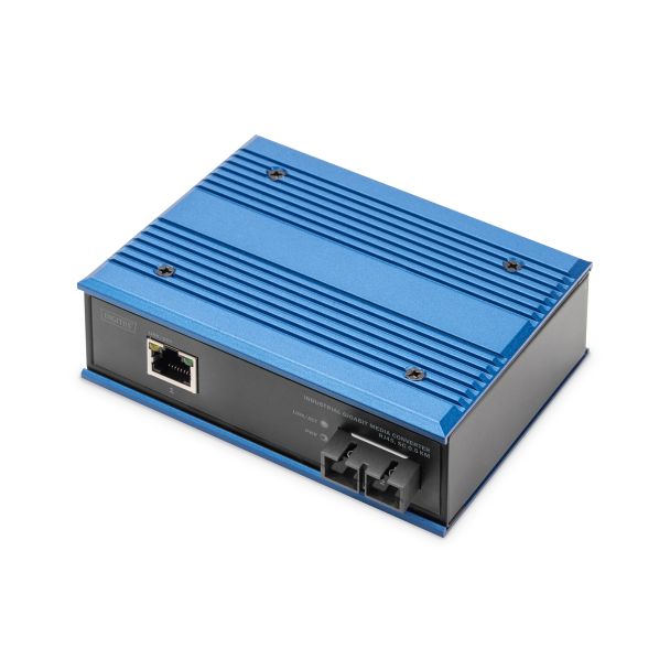 Digitus Industrial Gigabit Media Converter RJ45, SC 0.5km