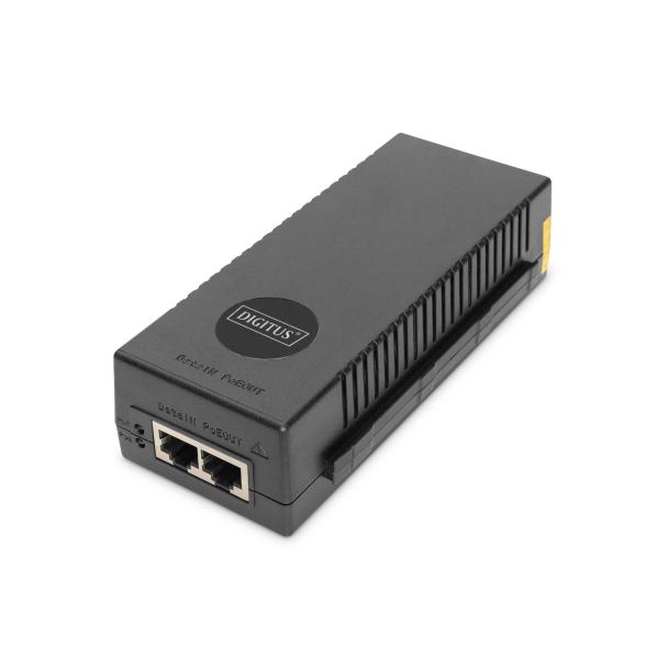 Digitus Iniettore PoE+ da 10 Gigabit Ethernet, 802.3at, 30 W