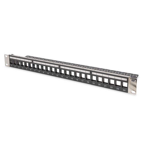 Digitus Modular Patch Panel for Keystone Jack 1U Rack Mount - Unloaded