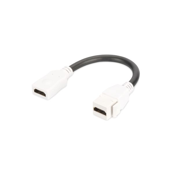 Digitus Modulo Keystone HDMI 2.0 con cavo di alimentazione da 12 cm (presa/presa)