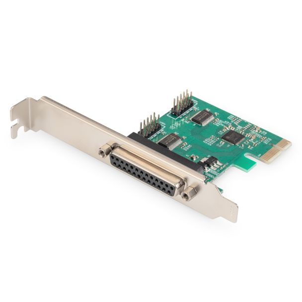 Digitus Scheda PCI Express parallela, 2/1 porte