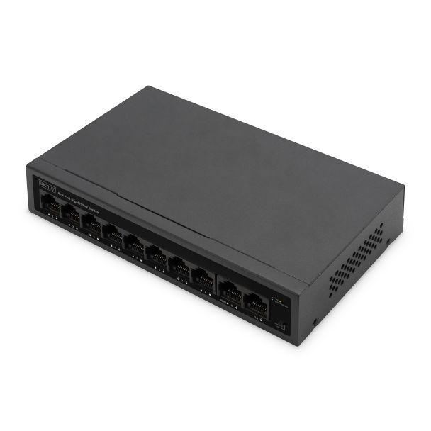 Digitus Switch PoE Gigabit 8+2 porte