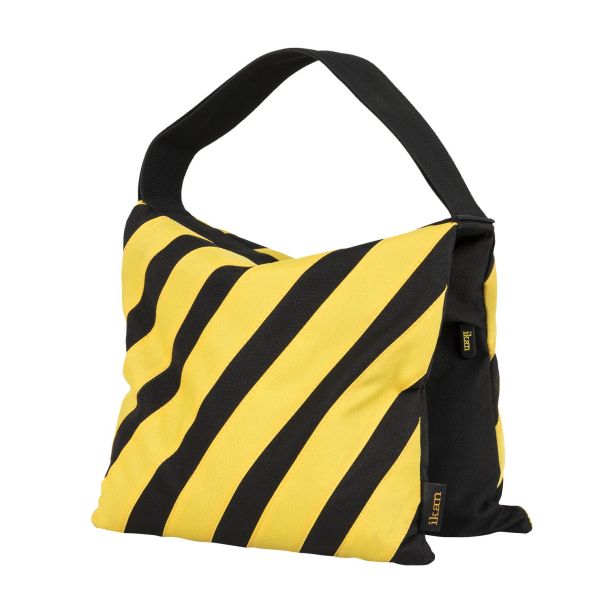 ikan IBG-SB15 borsa e tracolla Tela Nero, Giallo Unisex Bisaccia