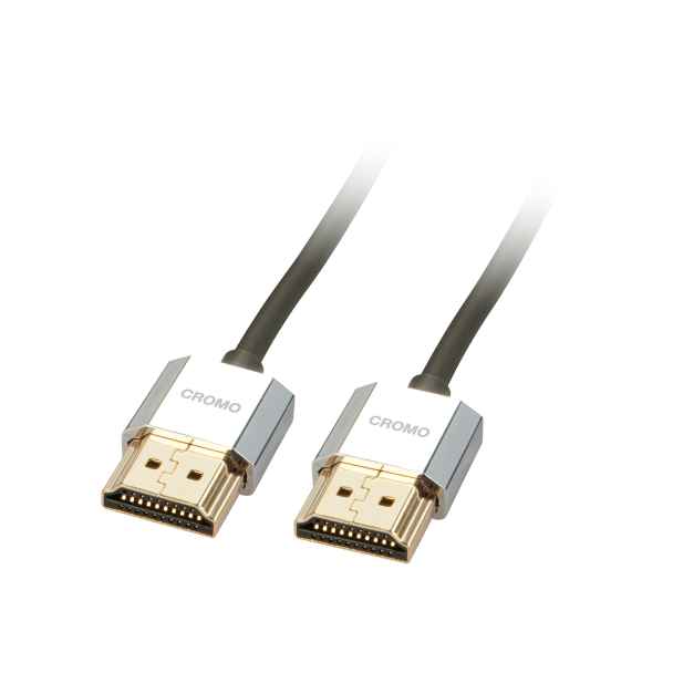 Lindy 2m CROMO Slim High Speed HDMI Cable with Ethernet