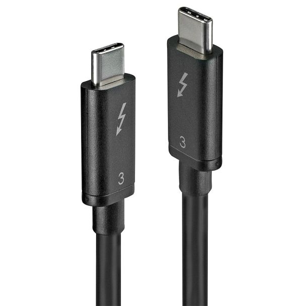 Lindy 0.8m Thunderbolt 3 Cable, Passive