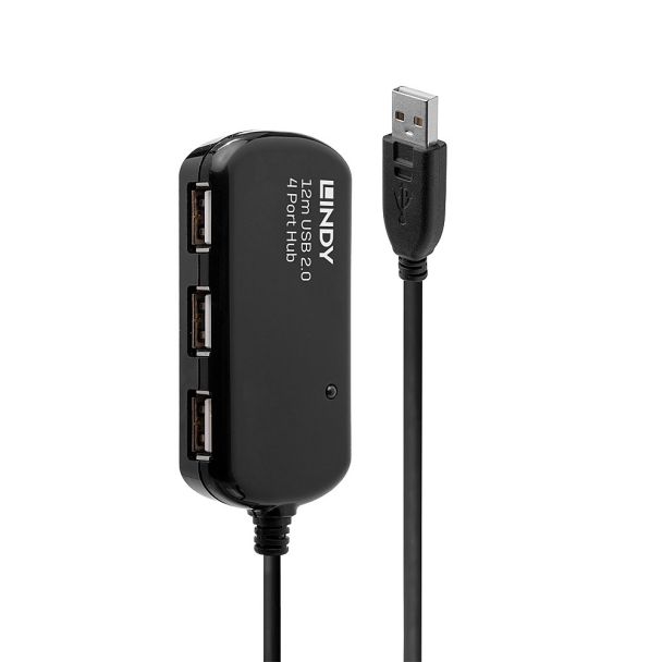 Lindy 12m USB 2.0 Active Extension Pro Hub