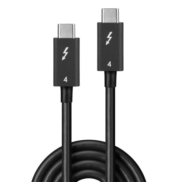 Lindy 1m Thunderbolt 4 Cable, 40Gbps, passive