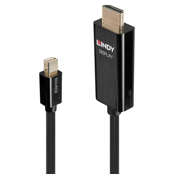 Lindy 2m Mini DP to HDMI Adapter Cable