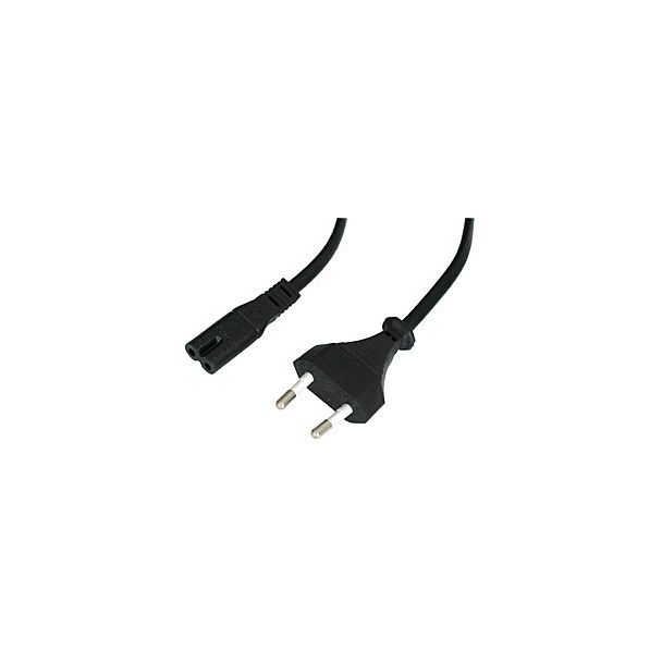 Lindy 30421 power cable Black 2 m CEE7/16 C7 coupler