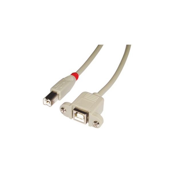 Lindy 31801 USB cable 1 m USB 2.0 USB B Grey