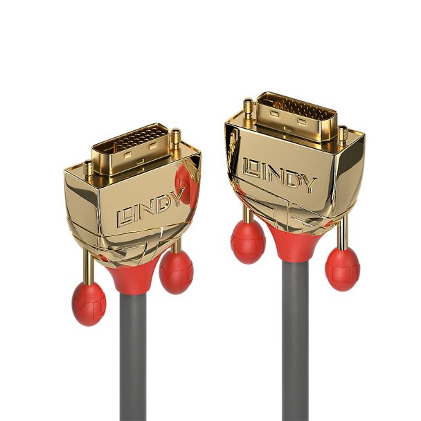 Lindy 36206 cavo DVI 10 m DVI-D Oro