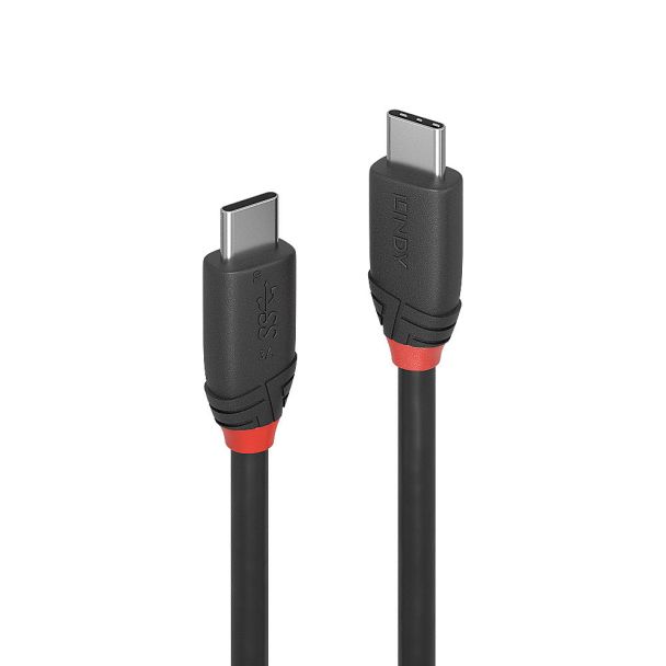 Lindy 36907 cavo USB 1,5 m USB 3.2 Gen 1 (3.1 Gen 1) USB C Nero