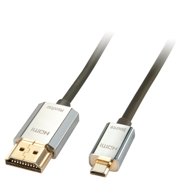 Lindy 3m CROMO Slim Active High Speed HDMI 2.0 A/D Cable with Ethernet and 4K support