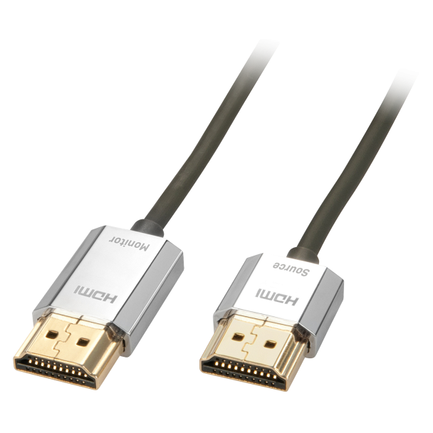 Lindy 3m CROMO Slim High Speed HDMI Cable with Ethernet